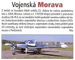 News from AeroHobby 3/2009 magazine about L-200 Morava aircraft designated for Museum of Military History Piestany